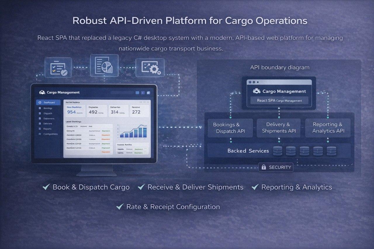 Client-to-API boundary and request orchestration diagram